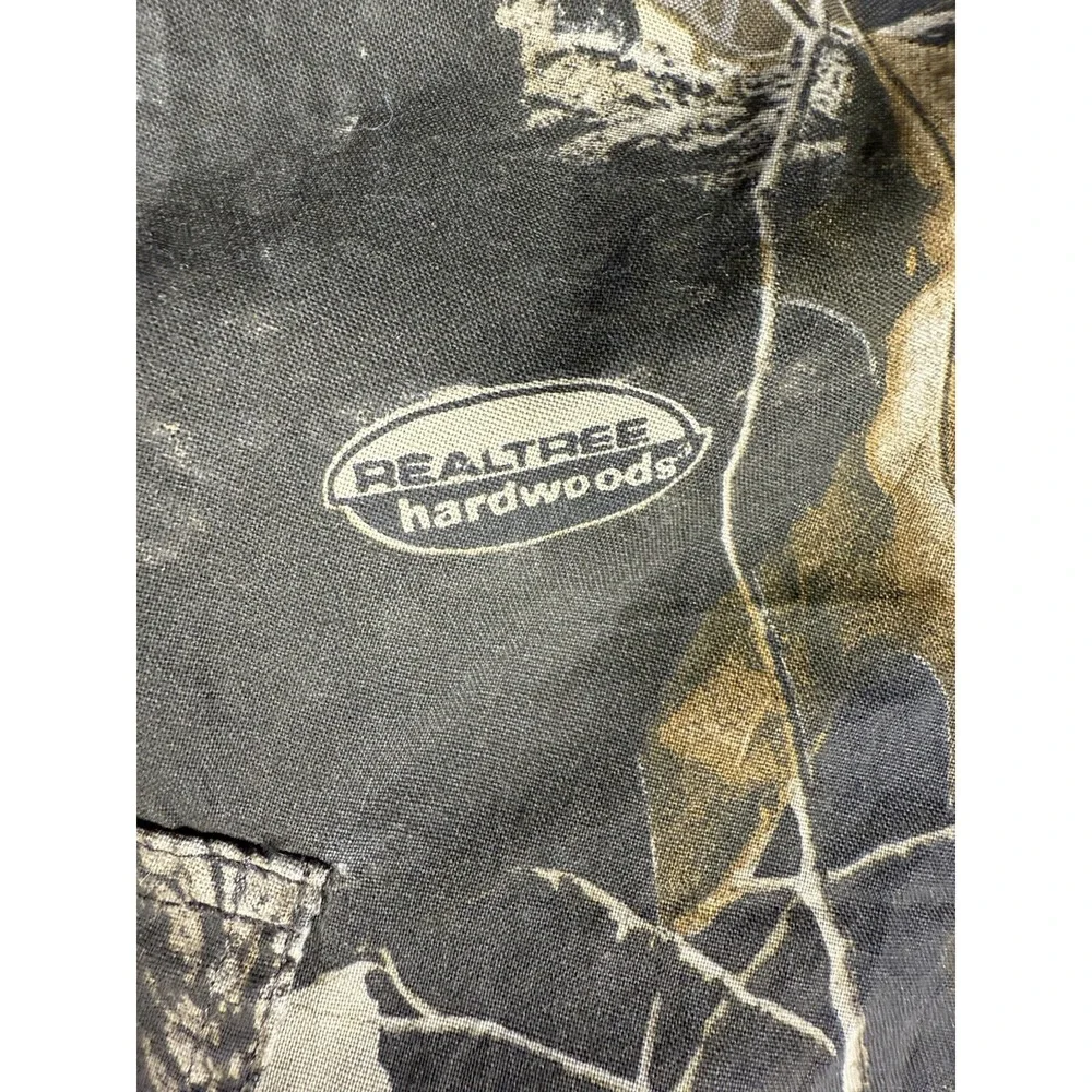 Vintage Woolrich Realtree Hardwood Camo Shirt Men's 2XL Hunting‎ Outdoor Cotton